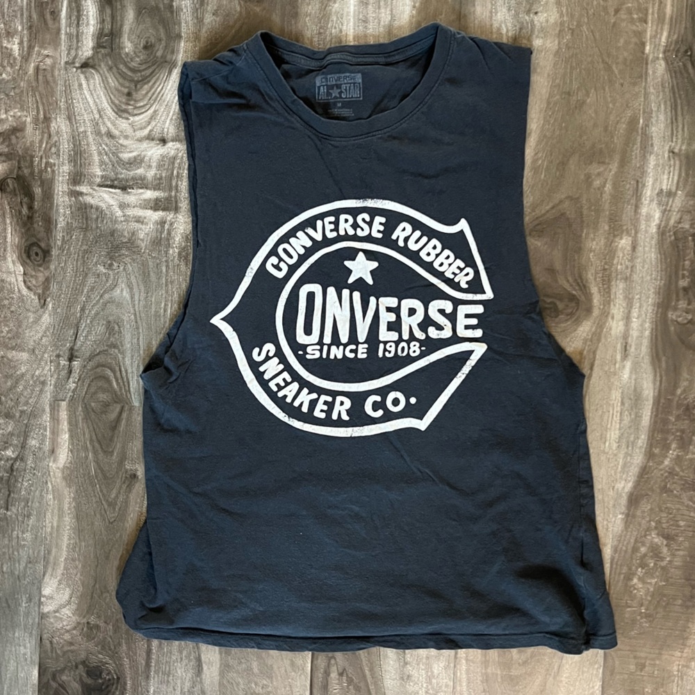 Vintage sleeveless converse tee